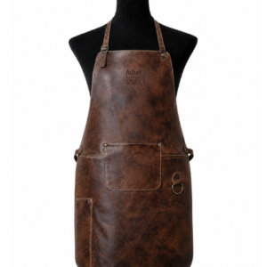 Pechera de Cuero Castaño Parrillero